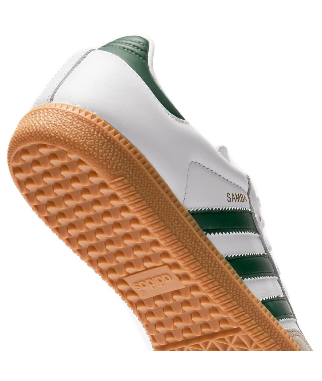 ADIDAS Белые кожаные кроссовки, фото 5