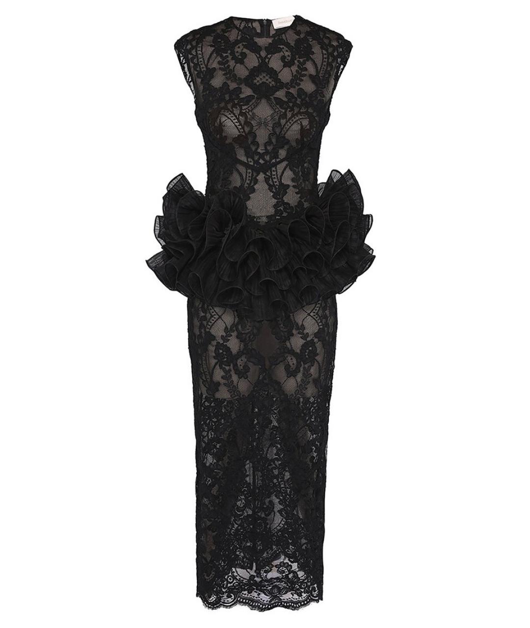 ZIMMERMANN Черное полиэстеровое коктейльное платье, фото 1