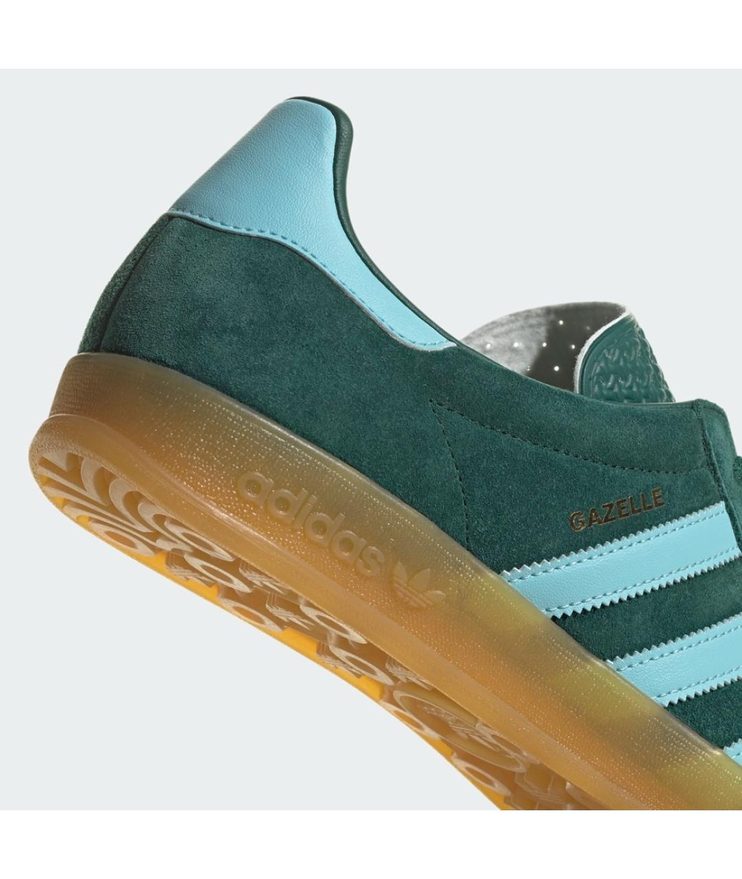 ADIDAS Зеленые замшевые кроссовки, фото 7