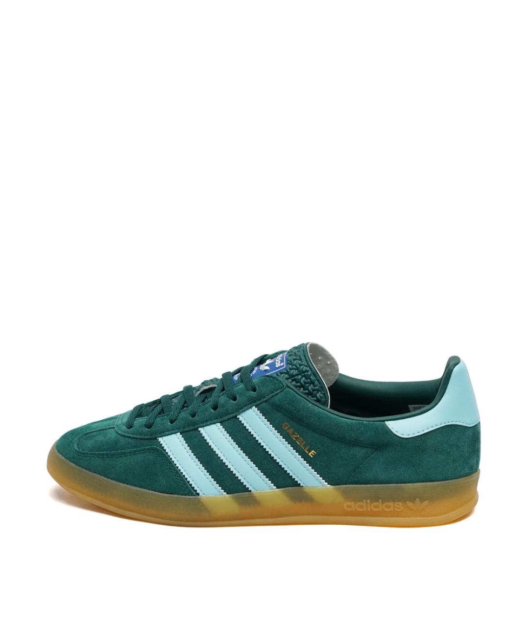 ADIDAS Зеленые замшевые кроссовки, фото 9