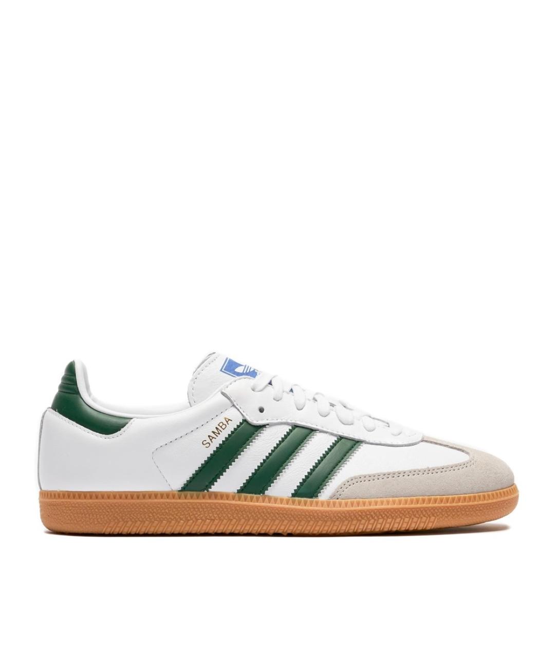 ADIDAS Белые кожаные низкие кроссовки / кеды, фото 10