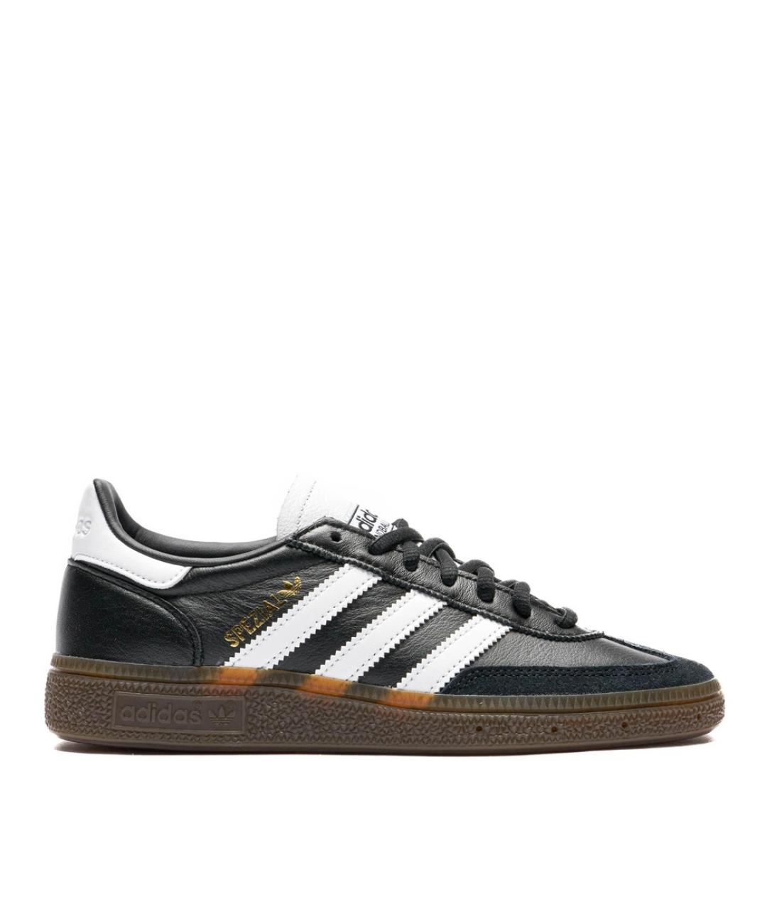 ADIDAS Черные кожаные низкие кроссовки / кеды, фото 10