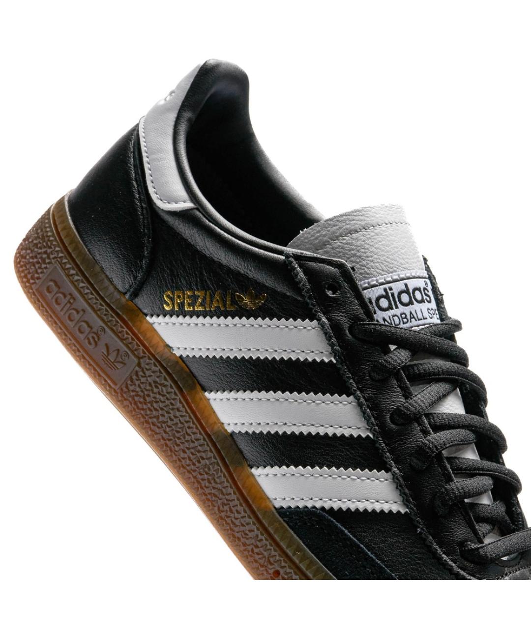 ADIDAS Черные кожаные низкие кроссовки / кеды, фото 6