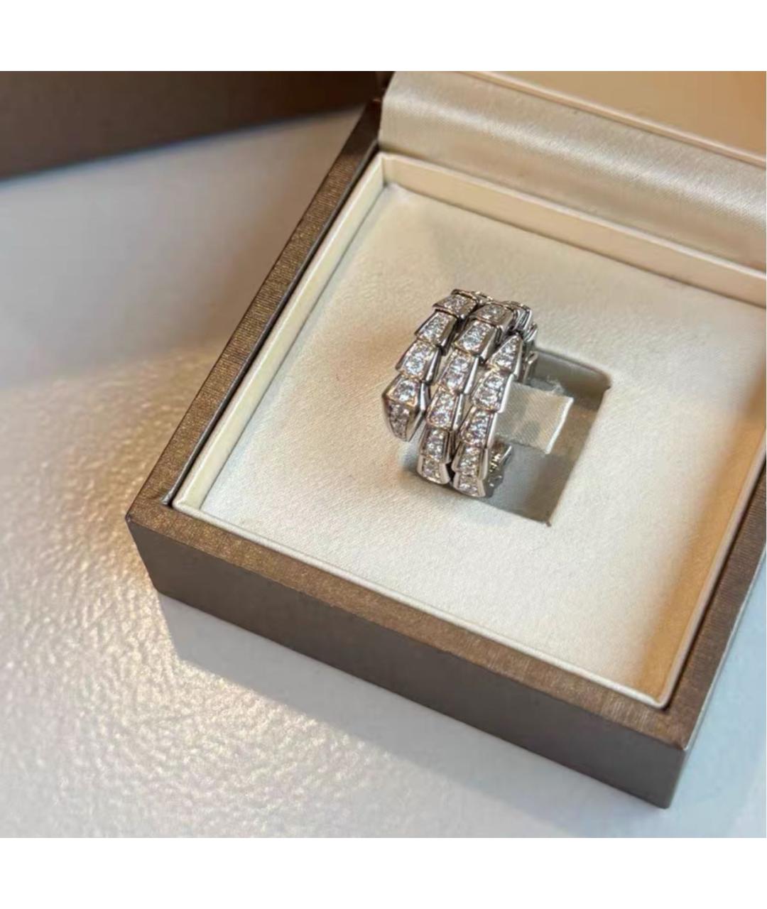 BVLGARI Серебряное кольцо из белого золота, фото 3