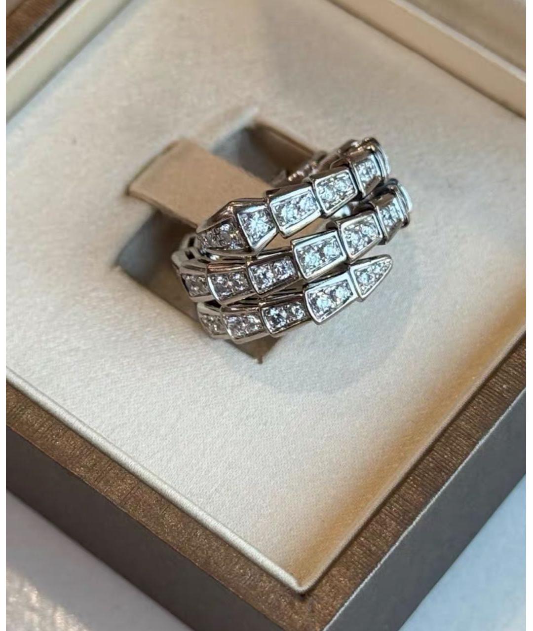 BVLGARI Серебряное кольцо из белого золота, фото 2