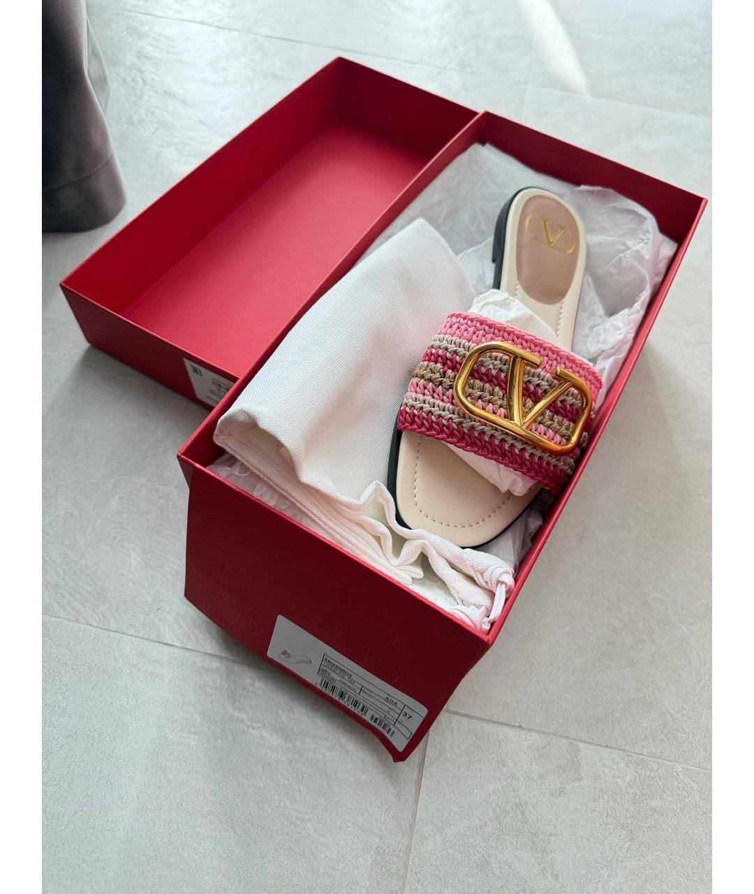 VALENTINO Розовые босоножки, фото 5