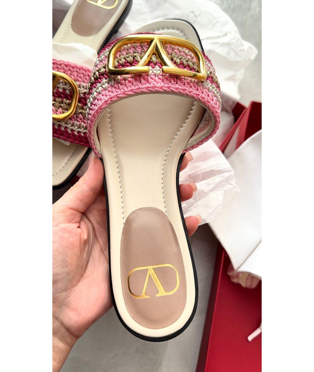 VALENTINO Розовые босоножки, фото 3