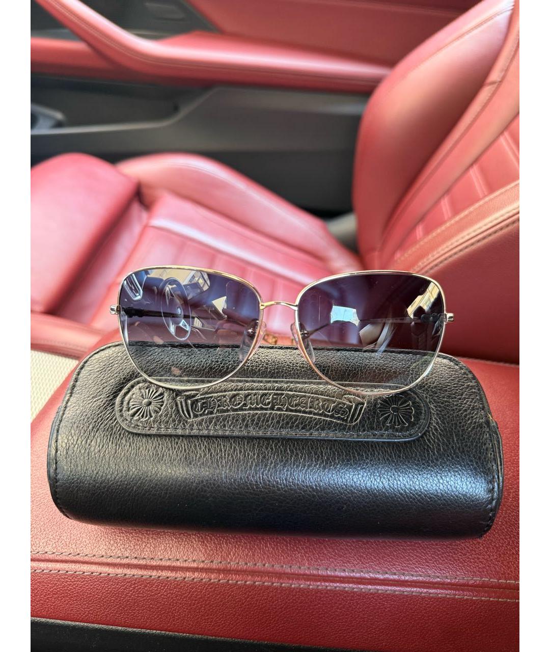 CHROME HEARTS Металлические солнцезащитные очки, фото 9