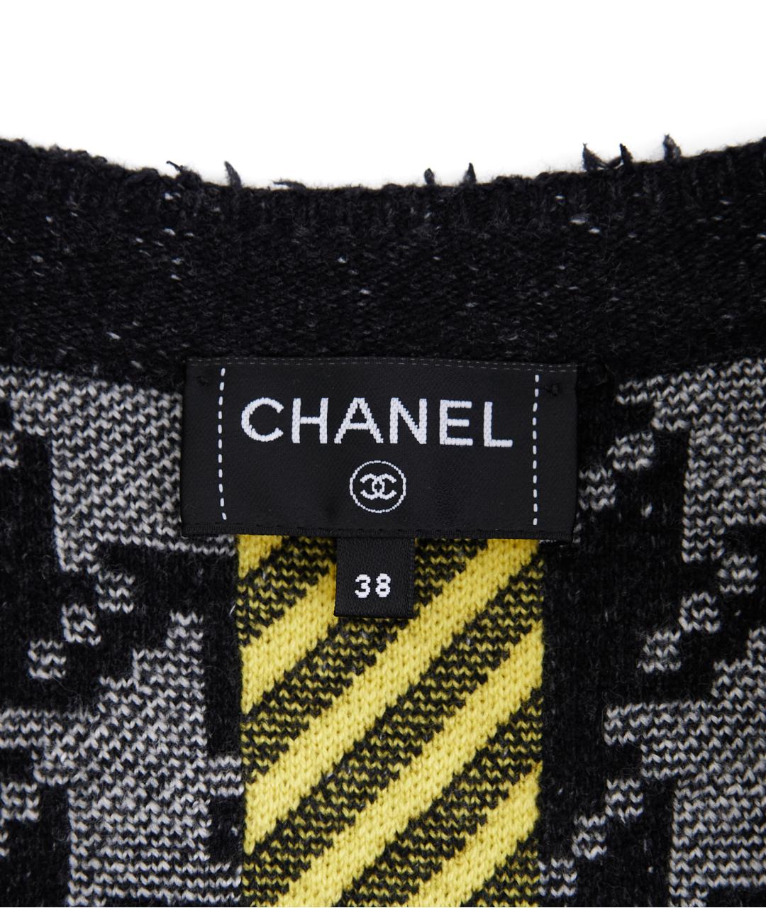 CHANEL Черный шерстяной жакет/пиджак, фото 5