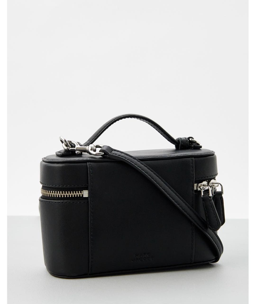 MARC JACOBS Черная кожаная сумка с короткими ручками, фото 3