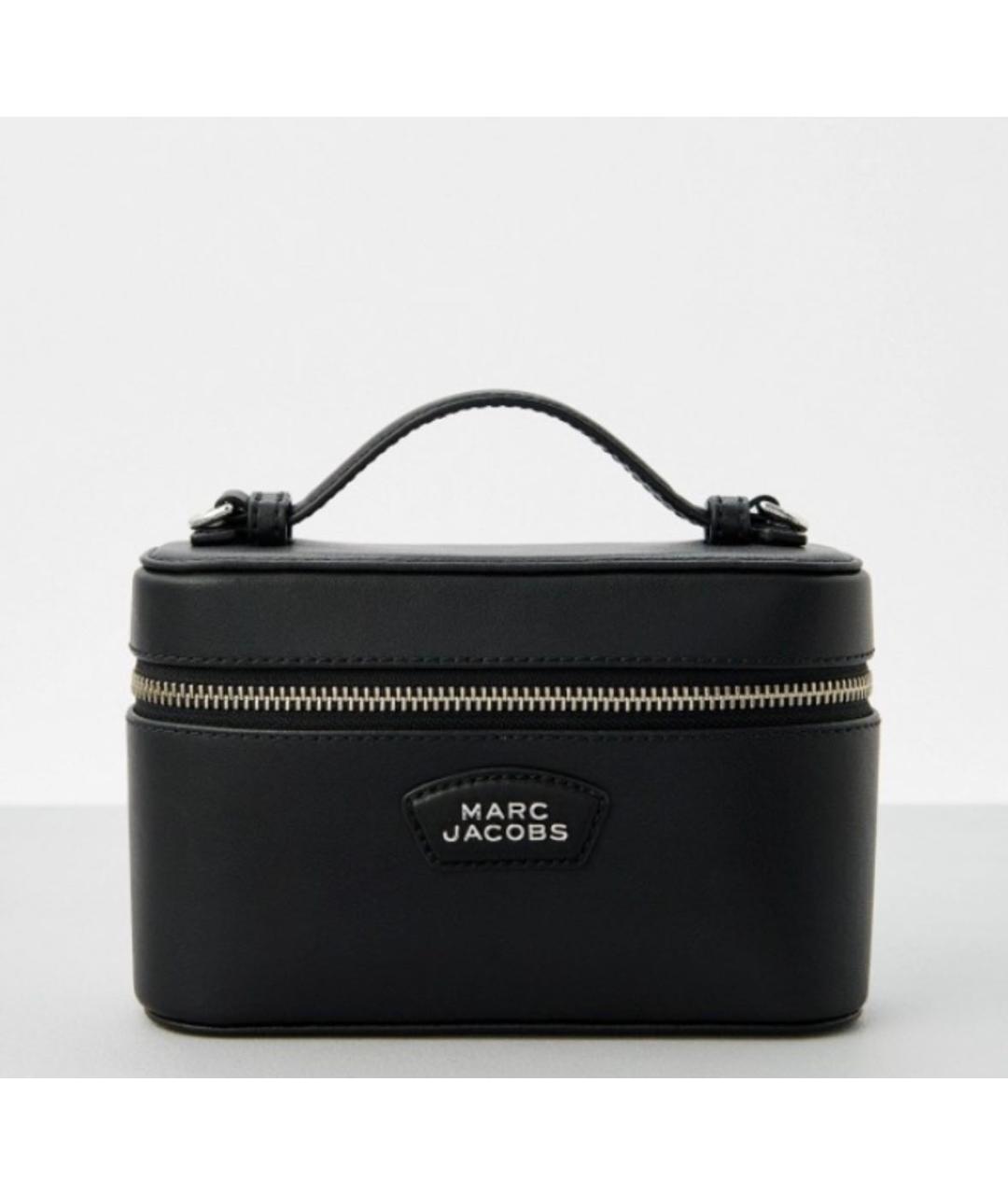 MARC JACOBS Черная кожаная сумка с короткими ручками, фото 5