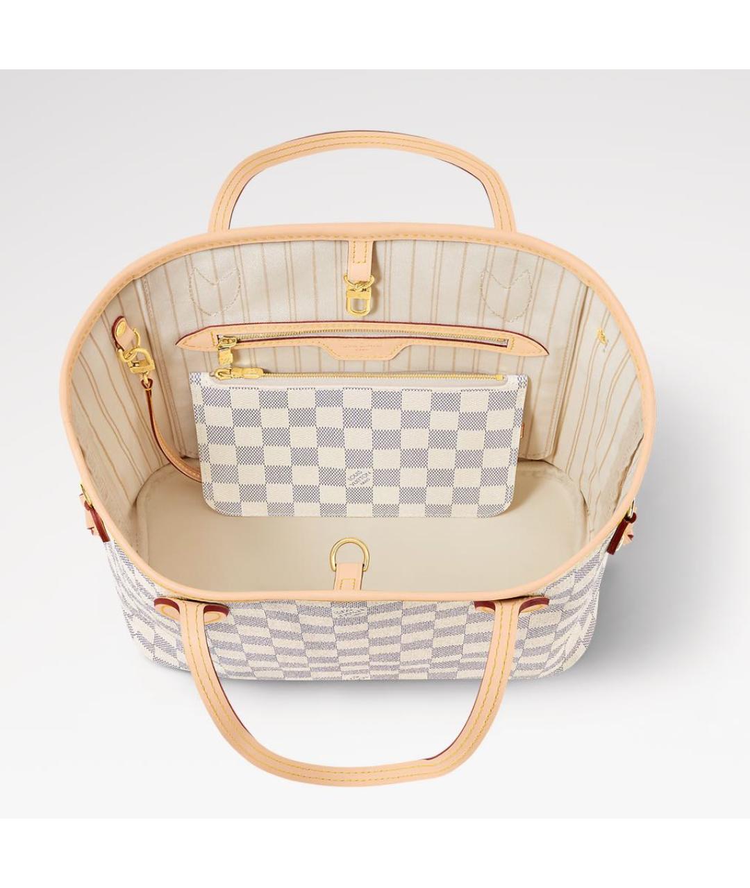 LOUIS VUITTON Бежевая сумка тоут, фото 2