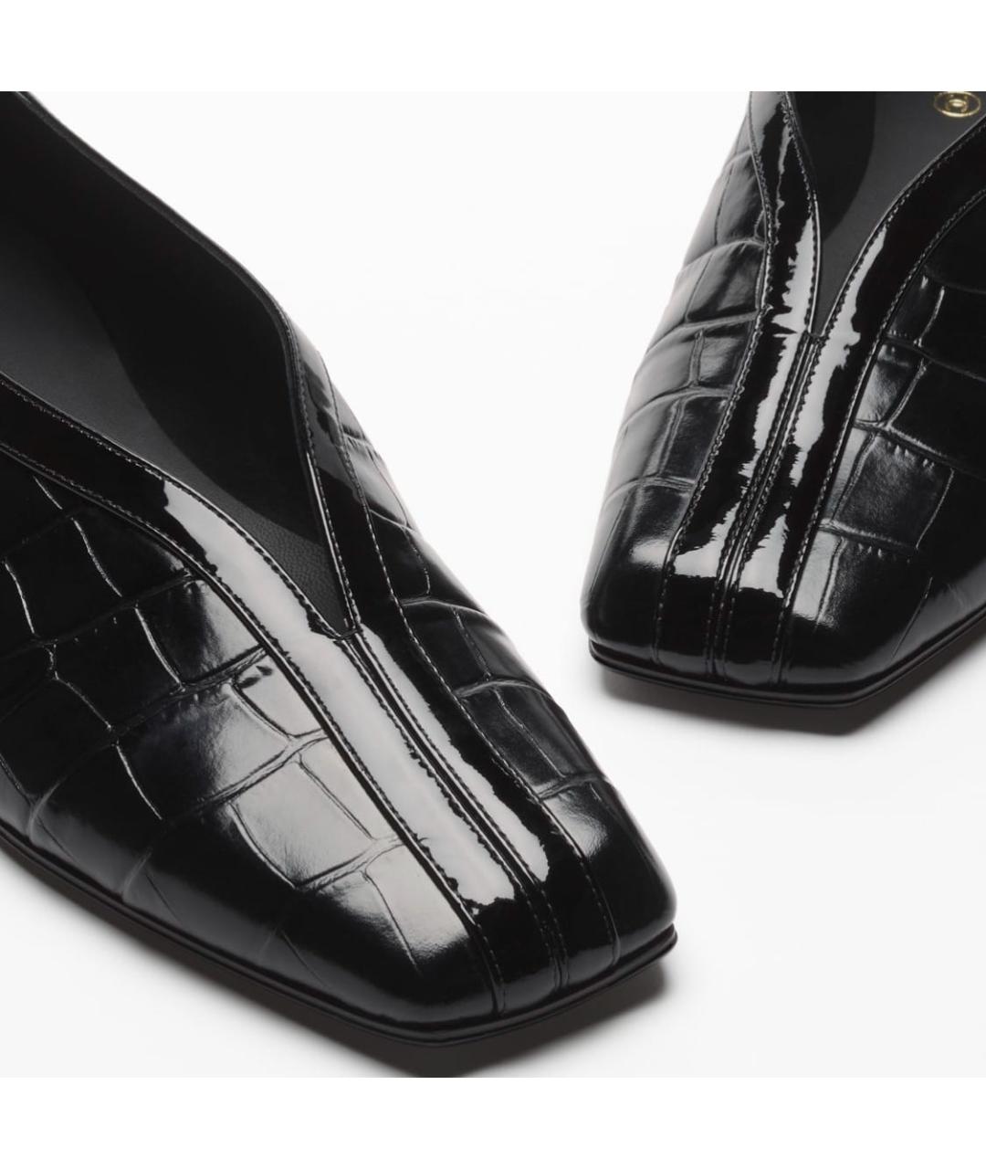 CHANEL Черные лоферы из лакированной кожи, фото 2
