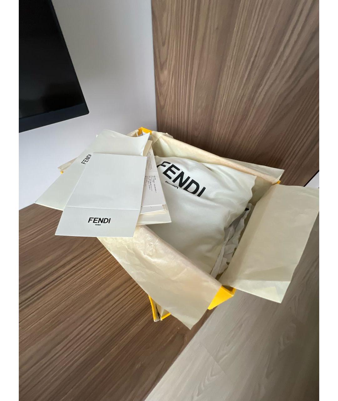 FENDI Мульти туфли, фото 7
