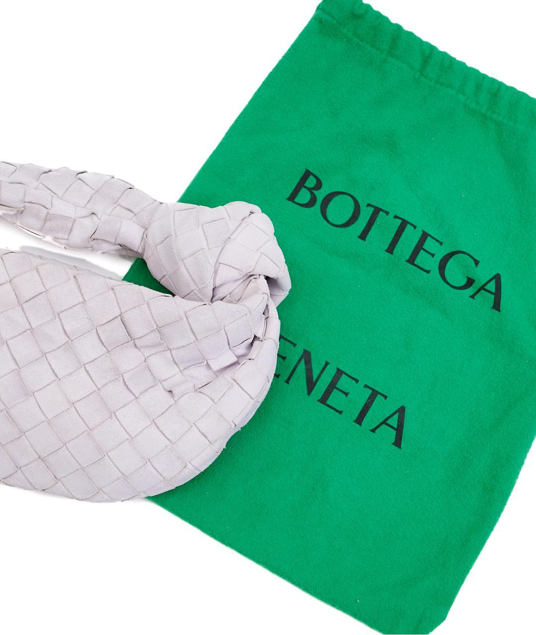 BOTTEGA VENETA Фиолетовая кожаная сумка с короткими ручками, фото 3