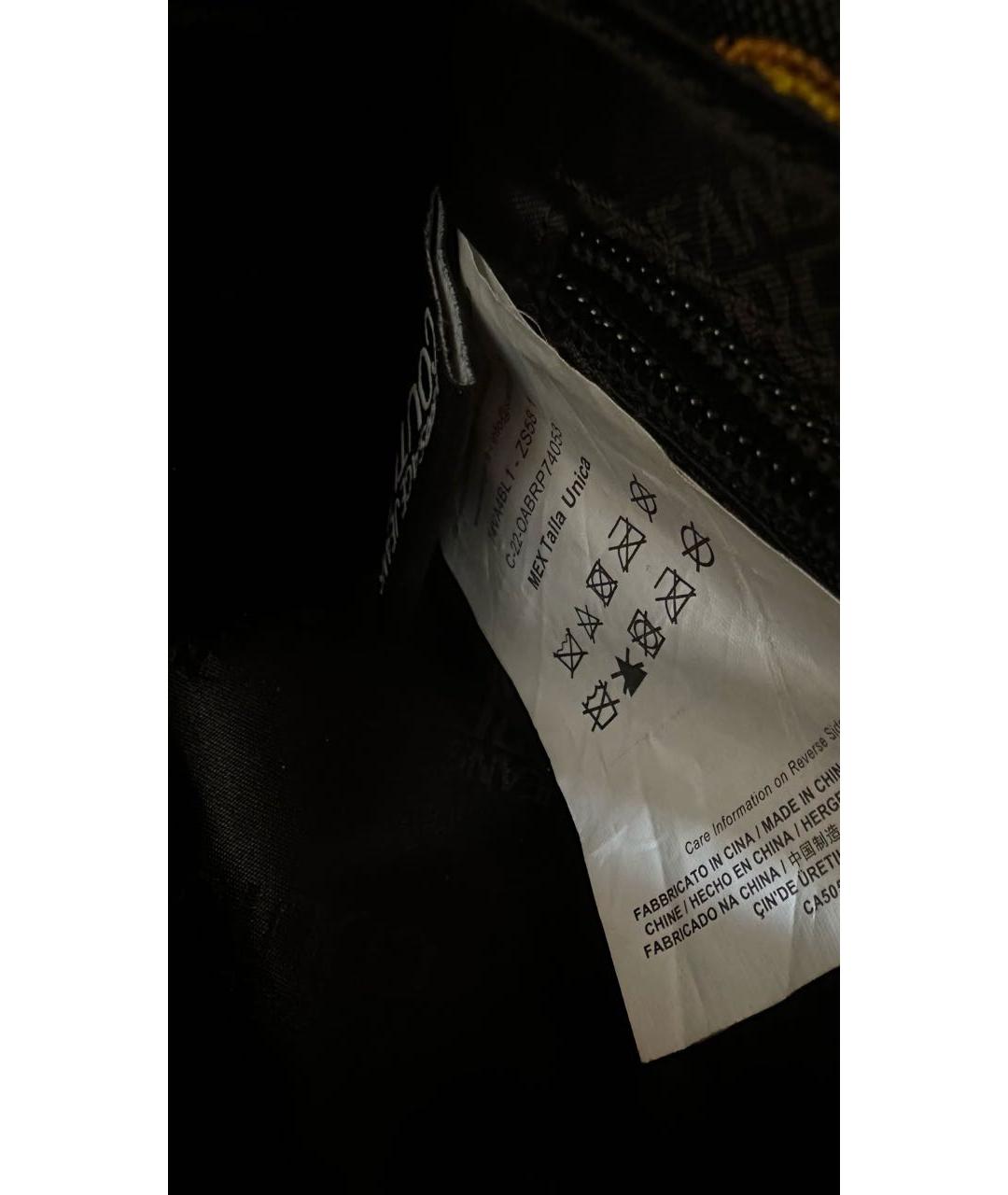 VERSACE JEANS COUTURE Желтая сумка через плечо из искусственной кожи, фото 6