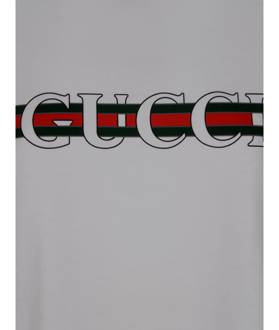 GUCCI Хлопковая футболка, фото 3