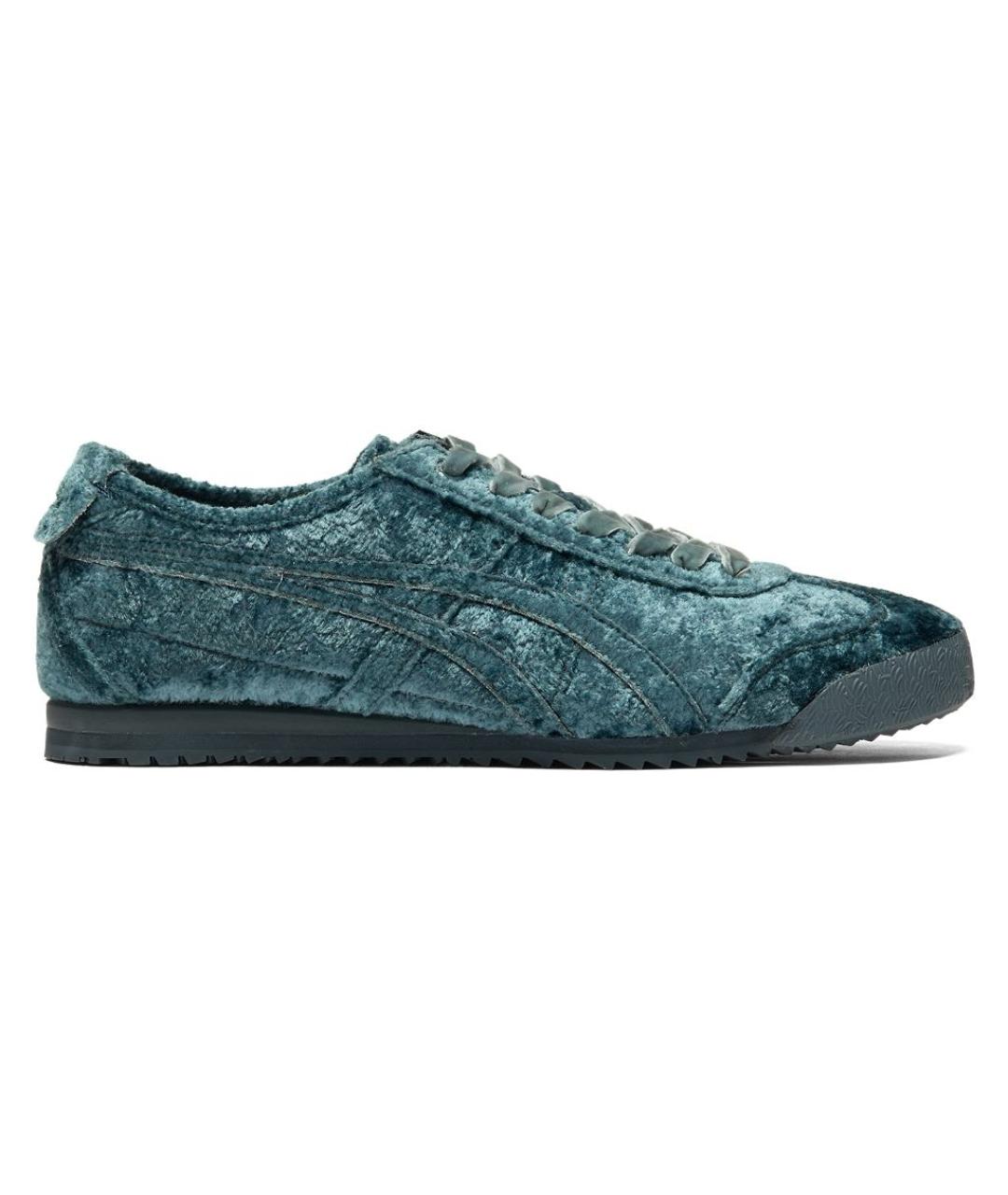 ONITSUKA TIGER Бирюзовые бархатные кеды, фото 8