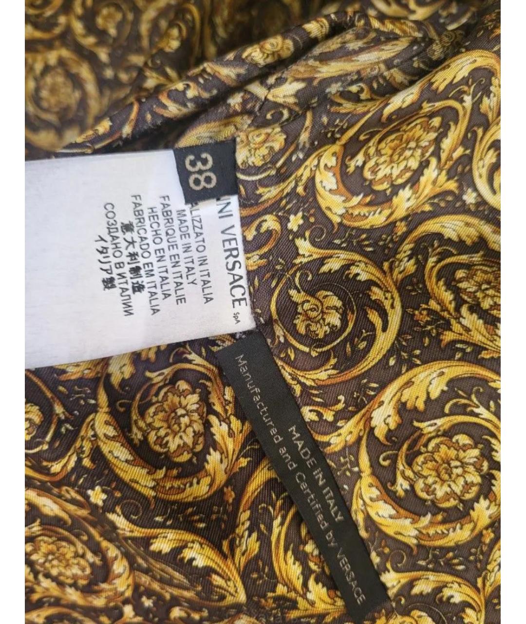 VERSACE Черная кожаная куртка, фото 3