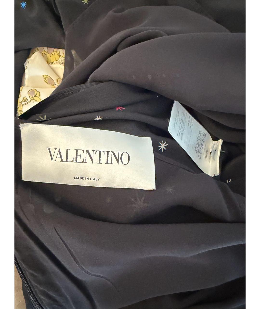 VALENTINO Черное повседневное платье, фото 3
