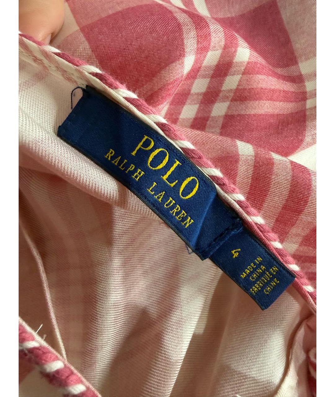 POLO RALPH LAUREN Коралловый сарафан, фото 4