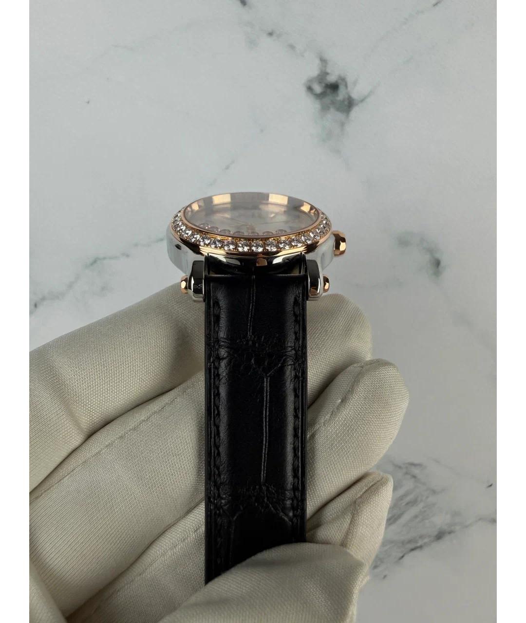 CHOPARD Белые часы из розового золота, фото 5
