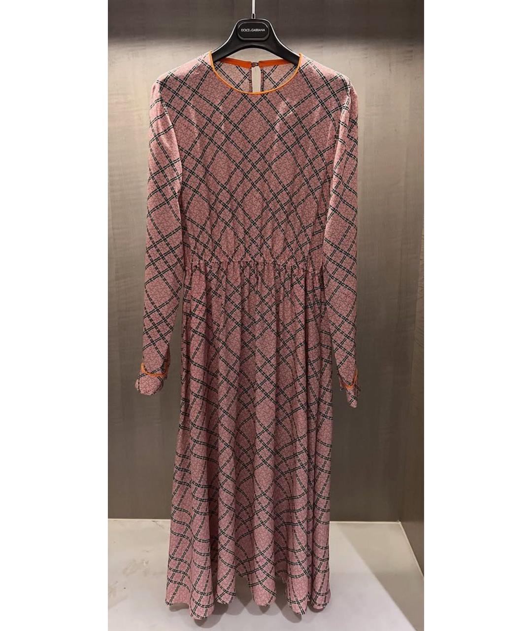 GUCCI Мульти шелковое платье, фото 2