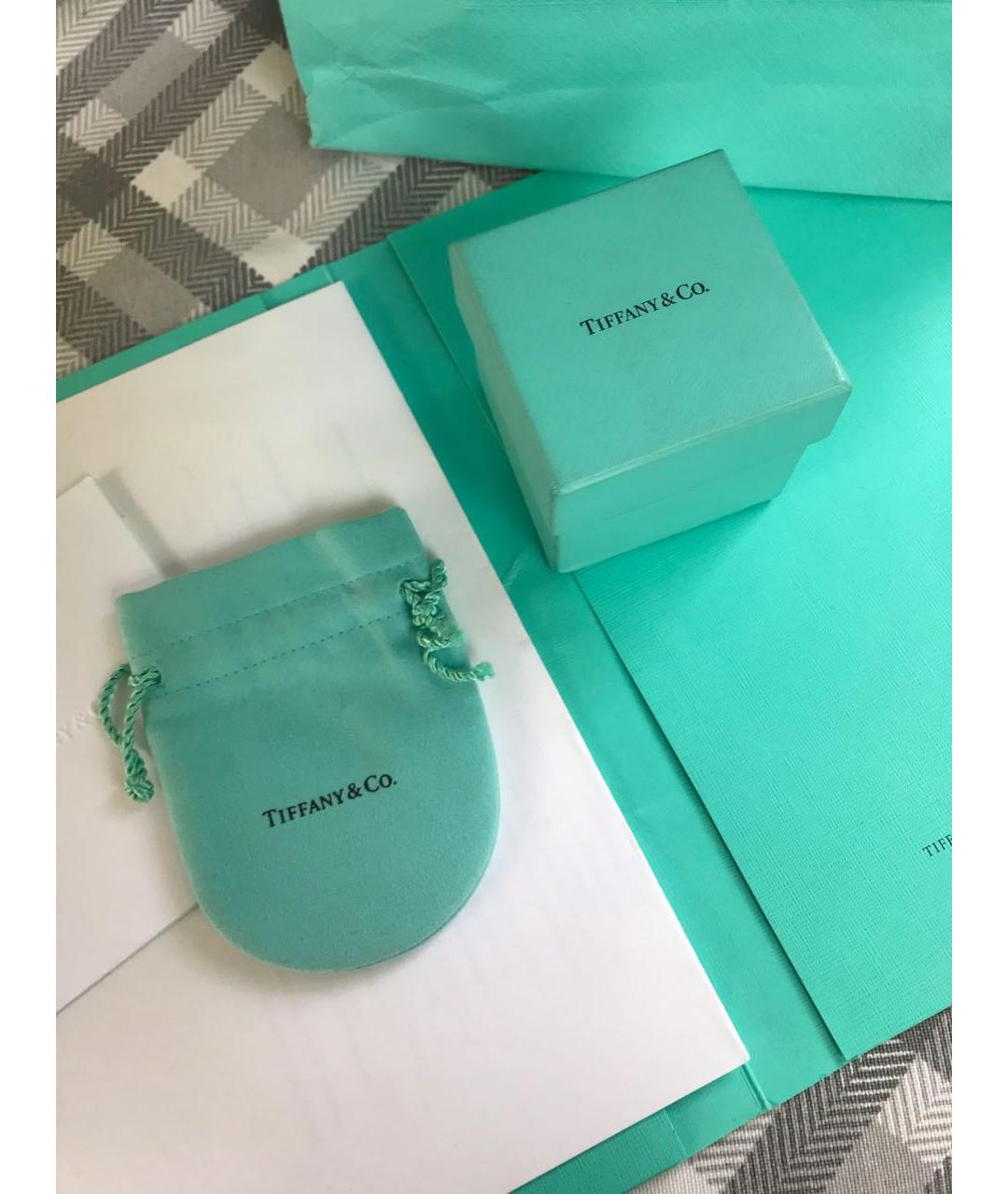 TIFFANY&CO Серебряное платиновое кольцо, фото 7