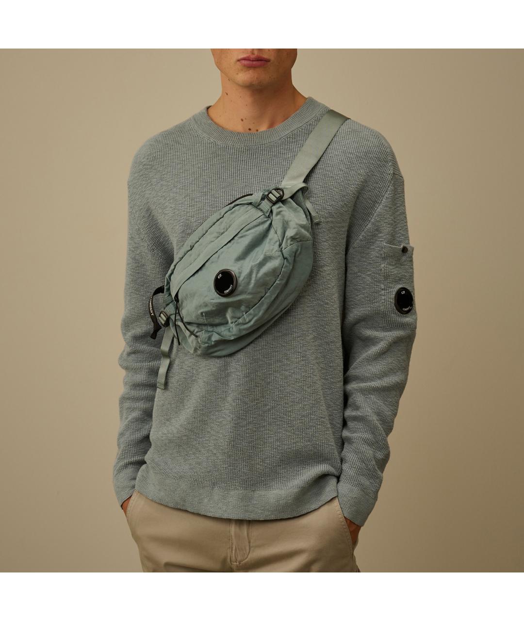 CP COMPANY Голубая поясная сумка, фото 5