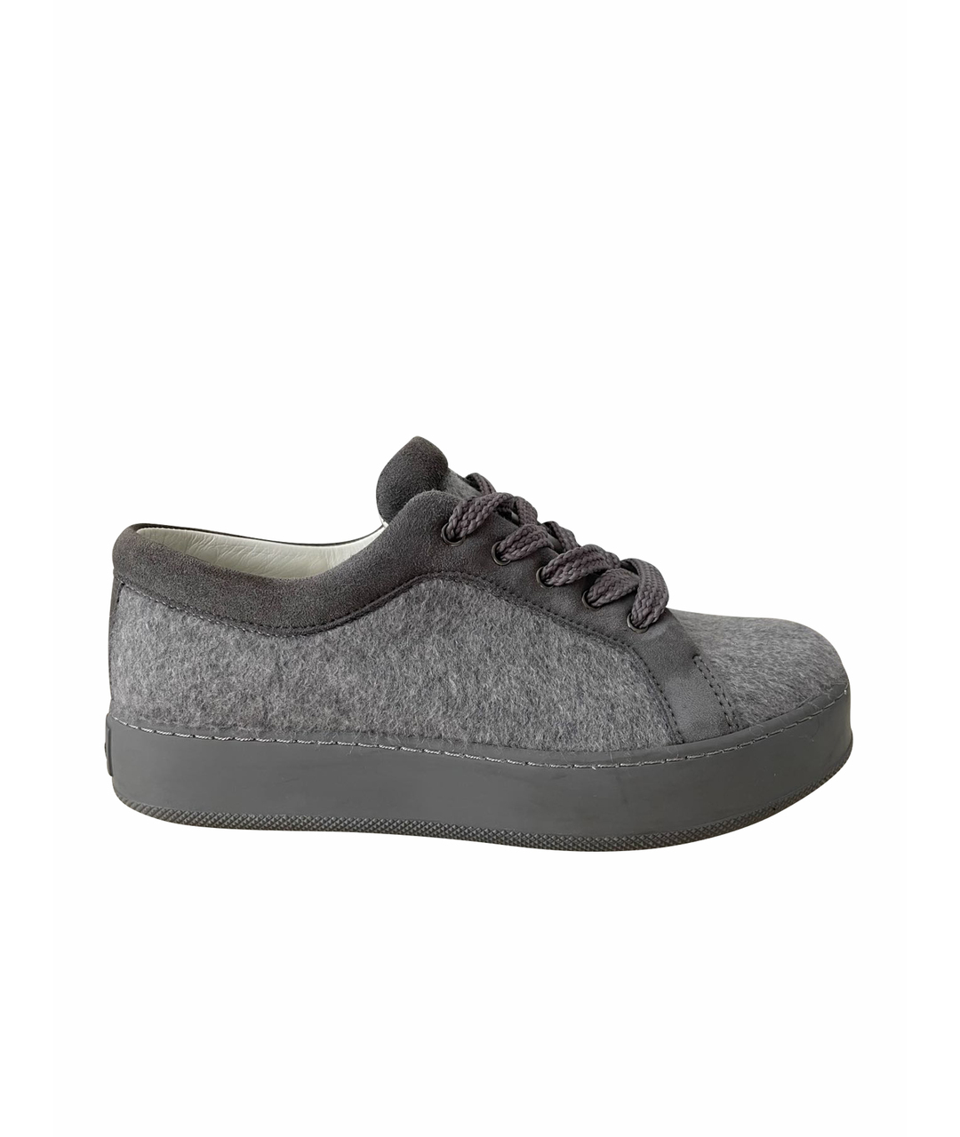 MAX MARA Серые кеды, фото 1
