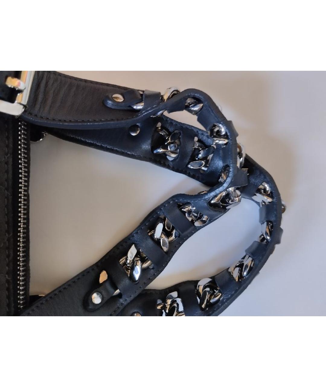 PHILIPP PLEIN Черная сумка с короткими ручками, фото 5
