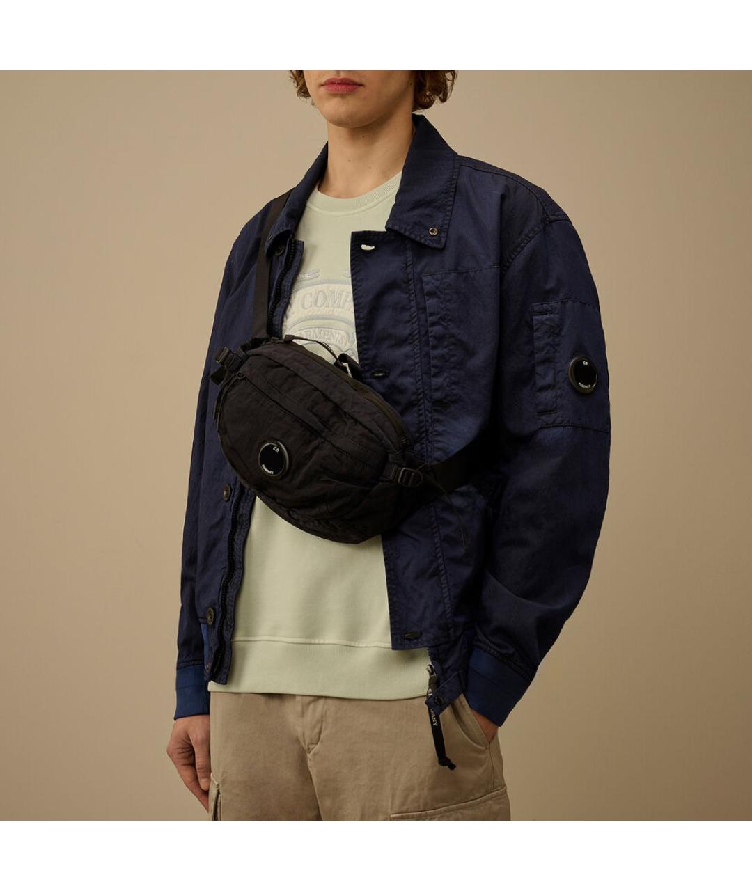 CP COMPANY Темно-синяя поясная сумка, фото 7
