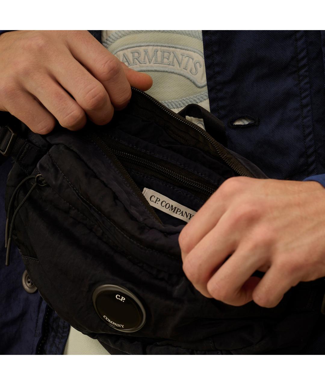 CP COMPANY Темно-синяя поясная сумка, фото 9