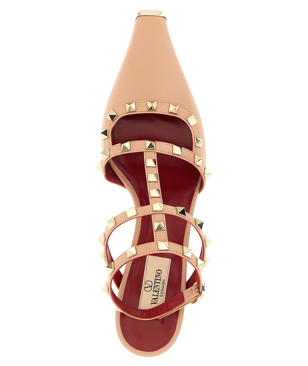 VALENTINO Розовые кожаные туфли, фото 4