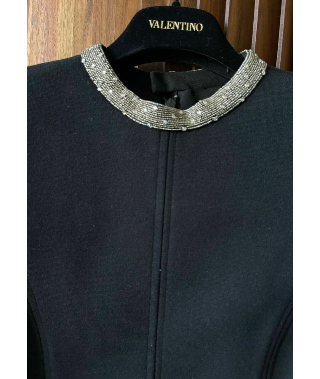 SAINT LAURENT Черное шерстяное коктейльное платье, фото 4