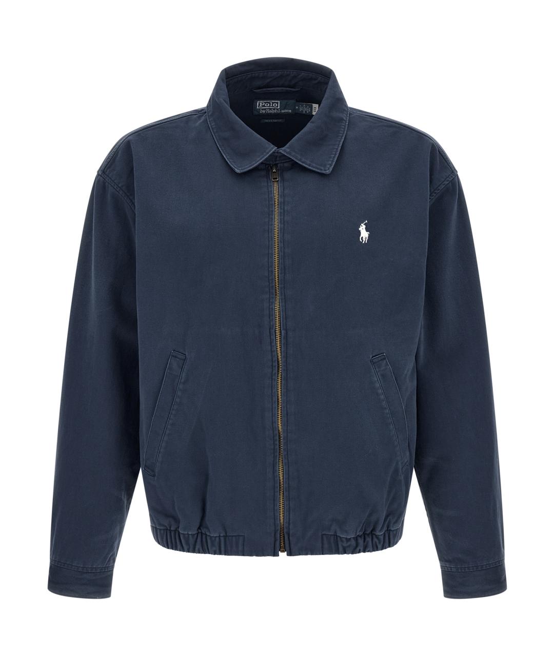 POLO RALPH LAUREN Синяя хлопковая куртка, фото 1
