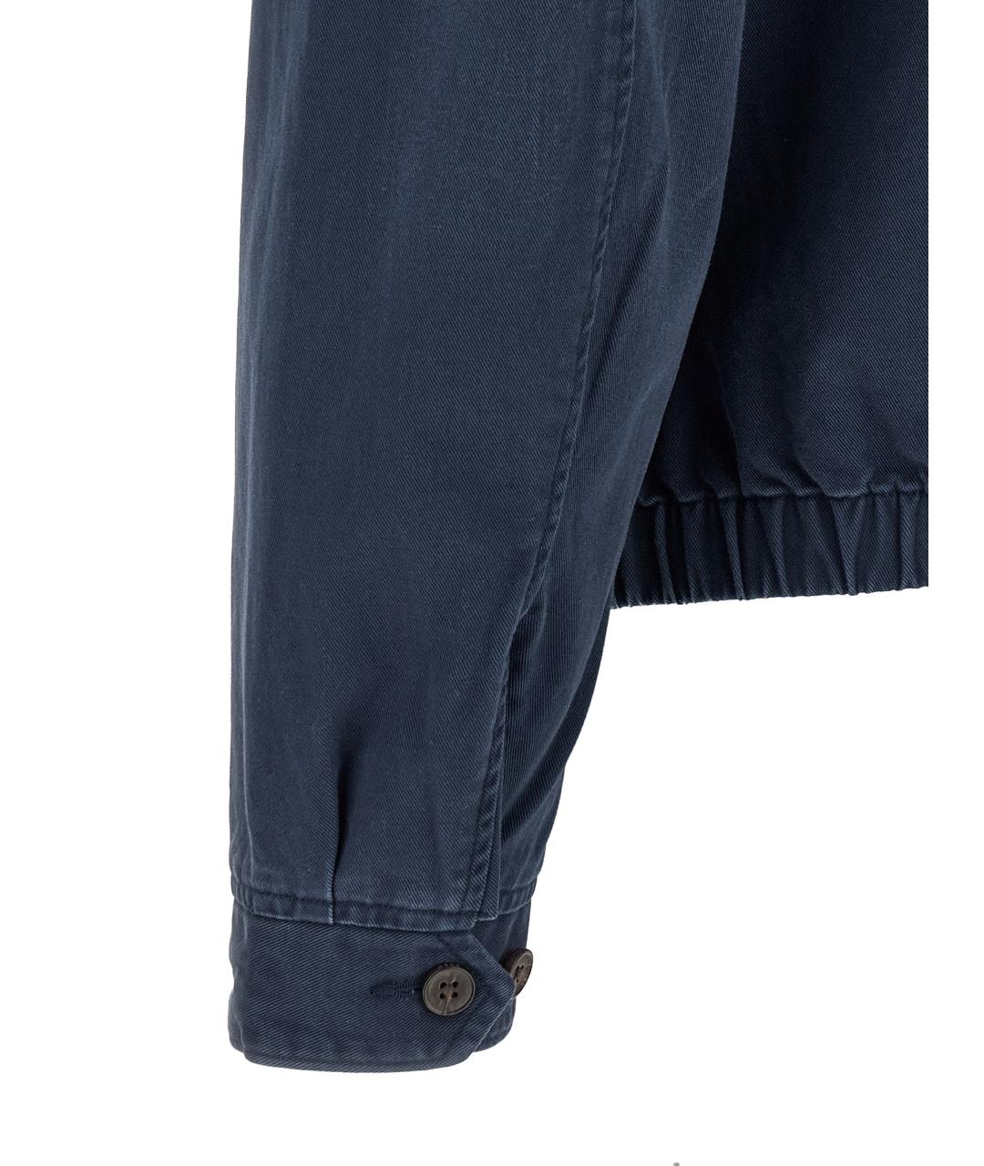 POLO RALPH LAUREN Синяя хлопковая куртка, фото 4