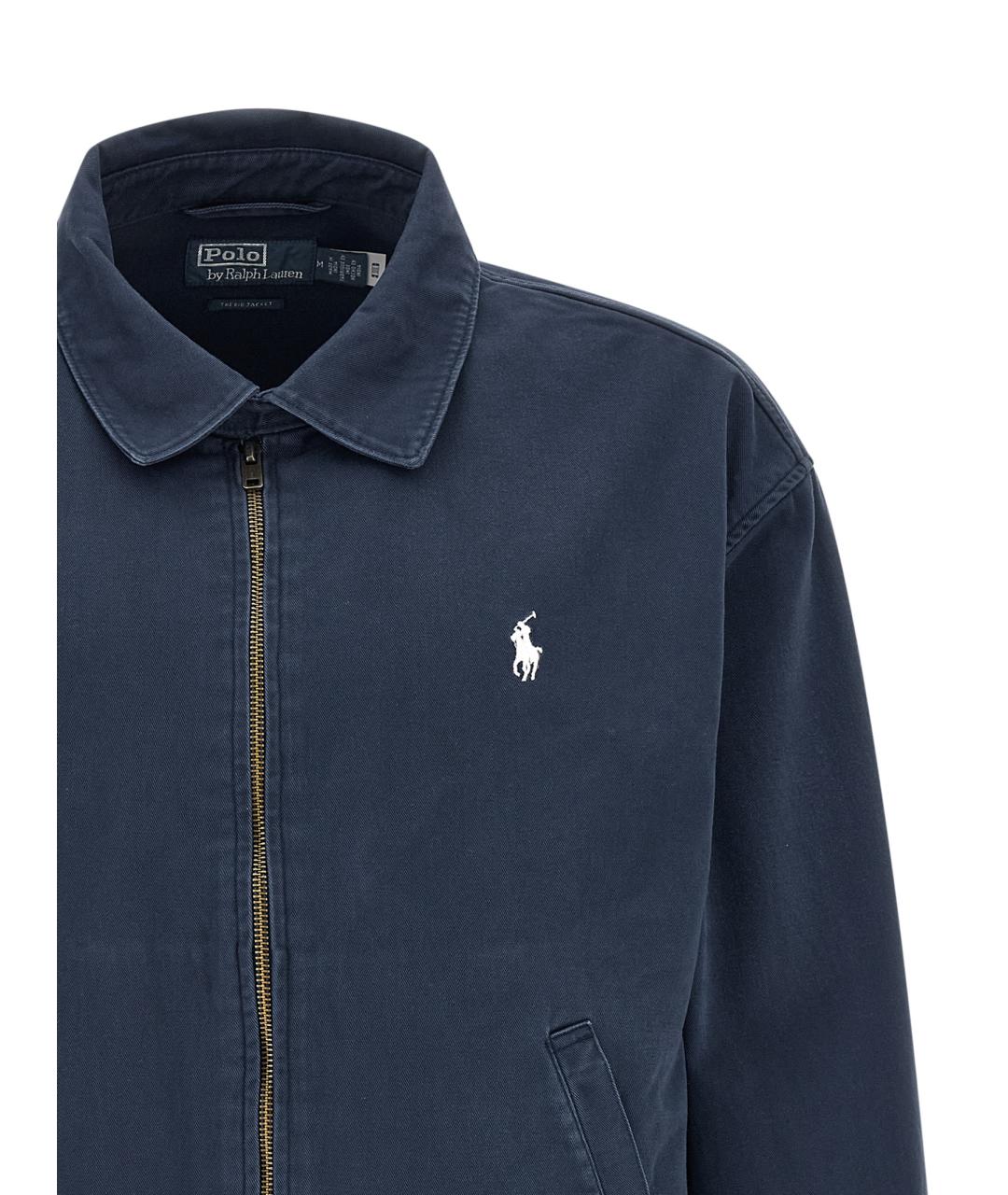 POLO RALPH LAUREN Синяя хлопковая куртка, фото 3