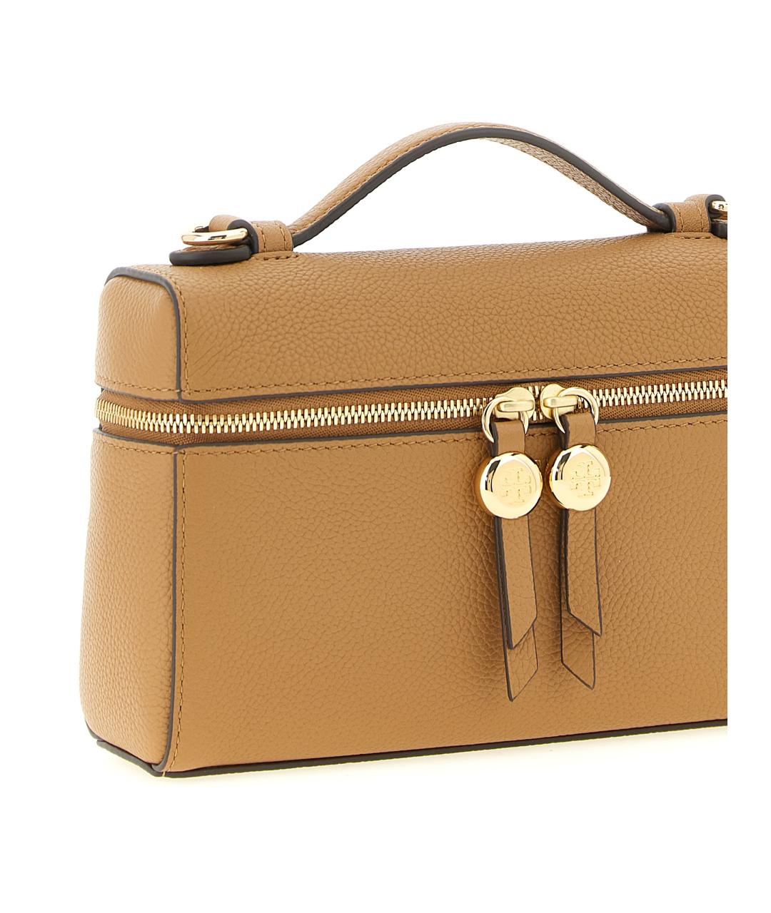 TORY BURCH Коричневая кожаная сумка через плечо, фото 3
