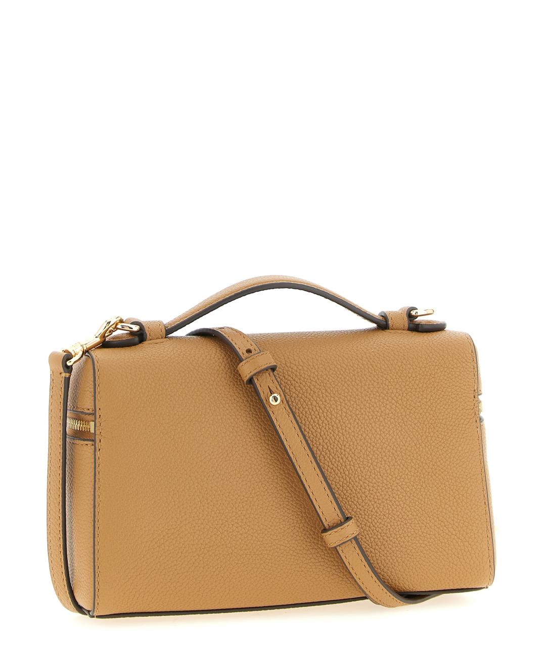 TORY BURCH Коричневая кожаная сумка через плечо, фото 2