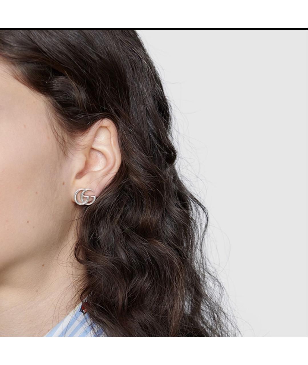 GUCCI Серебряные серебряные серьги, фото 3