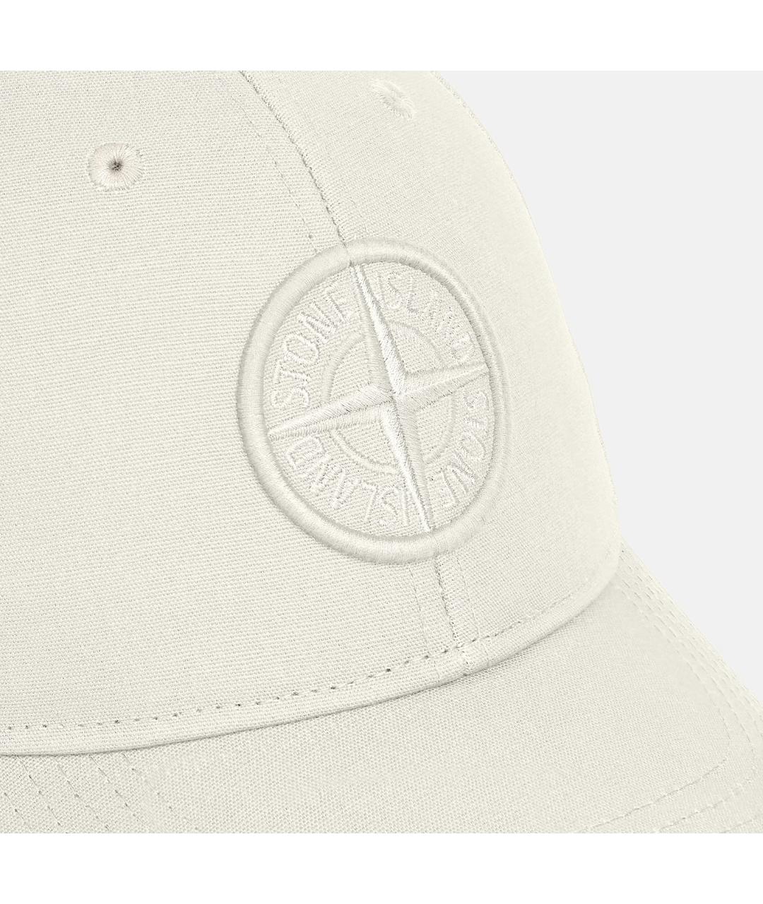 STONE ISLAND Бежевая хлопковая кепка/бейсболка, фото 3