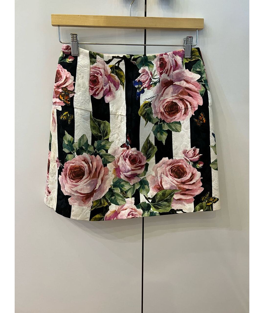 DOLCE&GABBANA Мульти креповая юбка мини, фото 2