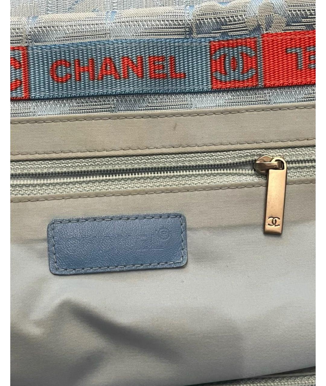 CHANEL Бирюзовая сумка через плечо, фото 6