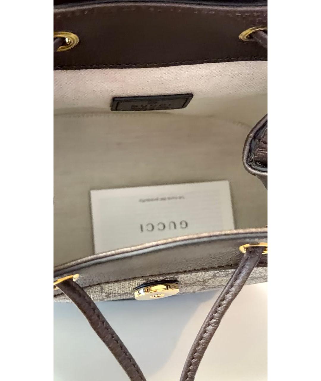 GUCCI Коричневый рюкзак, фото 6