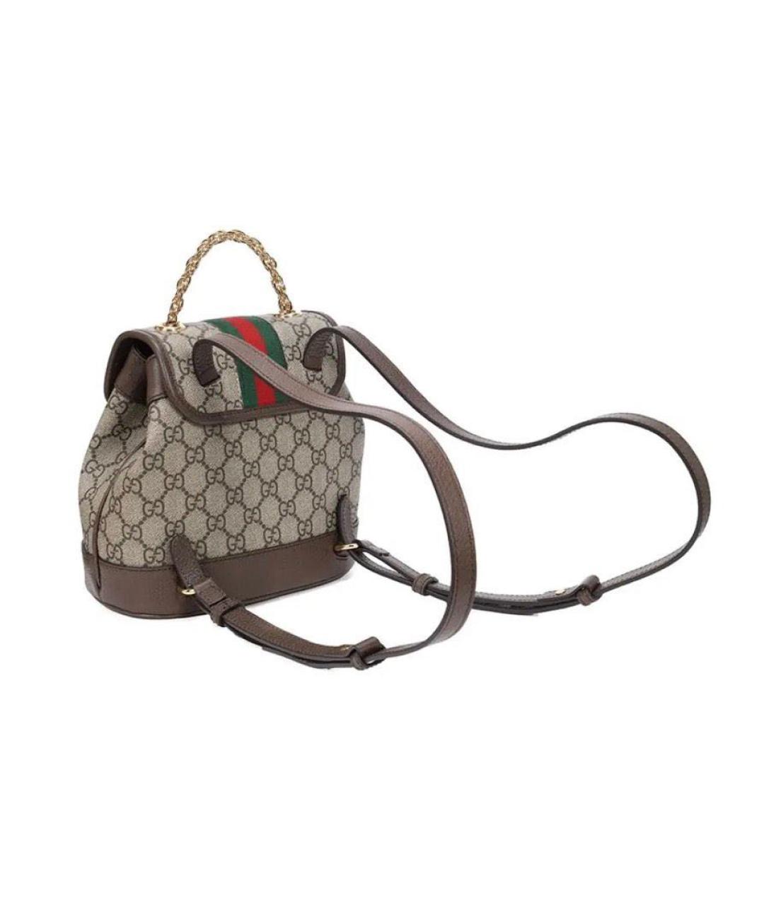 GUCCI Коричневый рюкзак, фото 2