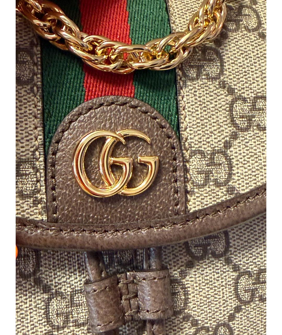 GUCCI Коричневый рюкзак, фото 4