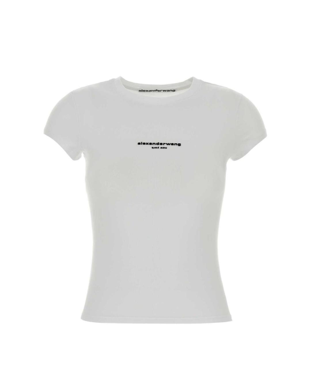 ALEXANDER WANG Белая хлопковая футболка, фото 1