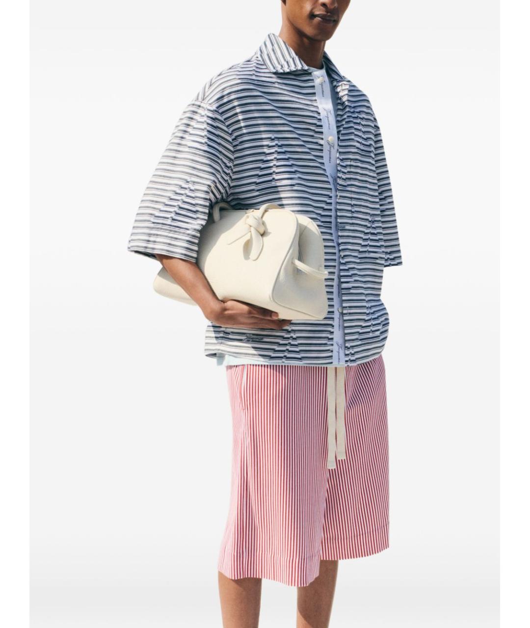 JACQUEMUS Красные хлопковые шорты, фото 6
