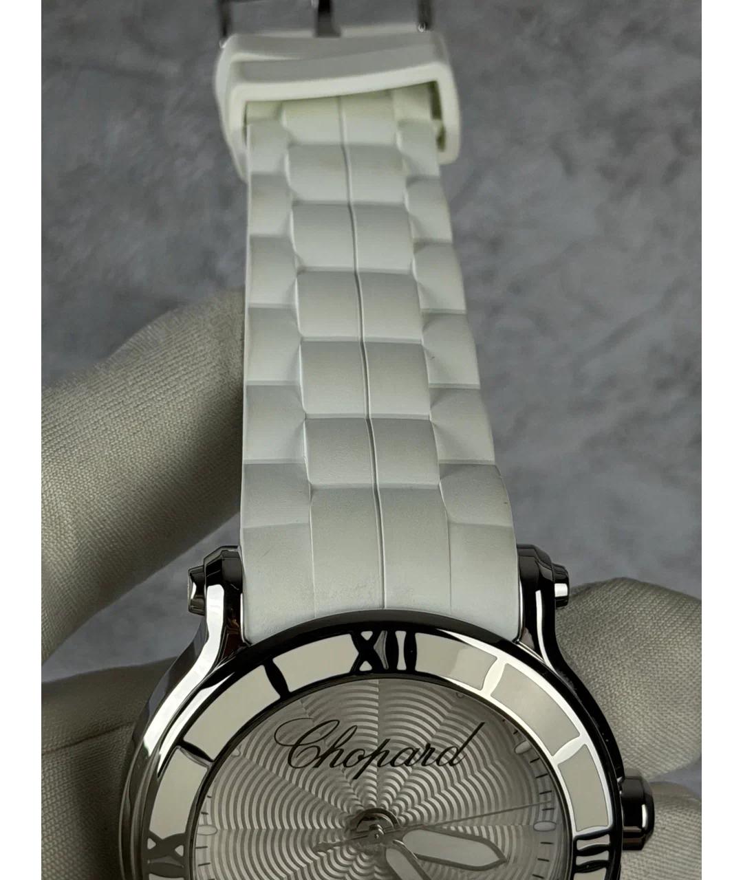 CHOPARD Белые металлические часы, фото 6